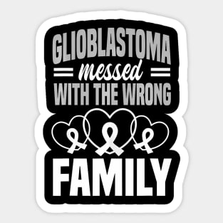 Glioblastoma Awareness GBM Advocate Astrocytoma Brain Tumor Sticker